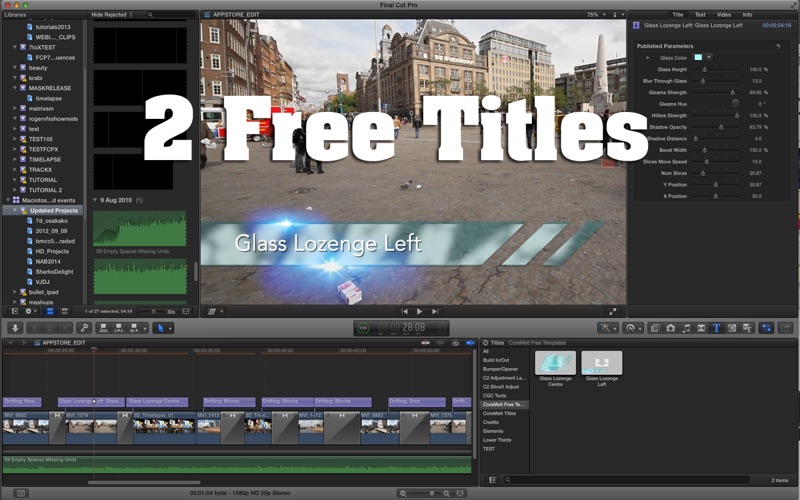 coremelt motion templates for final cut pro 1