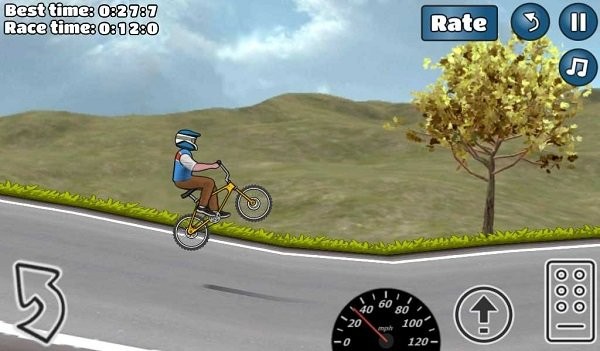 电动车摩托车翘头模拟器(wheelie challenge)