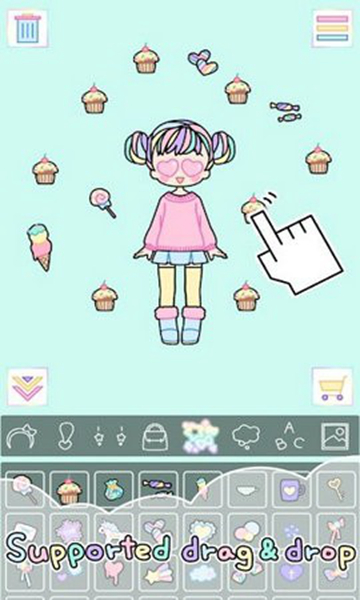 粉彩女孩正版