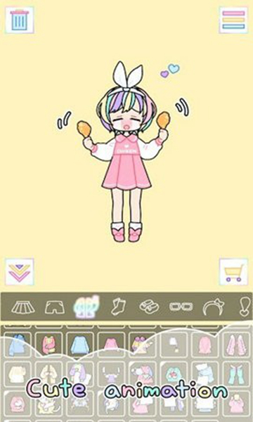 粉彩女孩正版